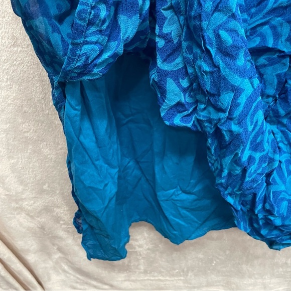 Notations clothing boho hippie skirt blue plus size 2x rayon - Picture 9 of 10